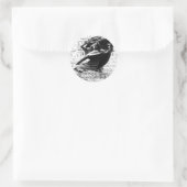 Frederic Chopin Runder Aufkleber (Tasche)