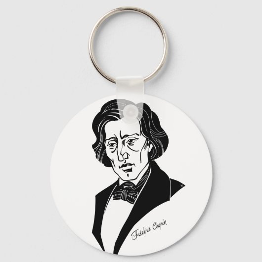 Frederic Chopin Schlüsselanhänger (Vorderseite)