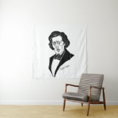 Frederic Chopin Wandteppich (Beispiel)