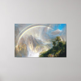 FREDERIC CHURCH - Regenzeit in den Tropen 1866 Leinwanddruck