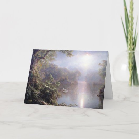 Frederic Church, The River of Life, Karte (Vorderseite)