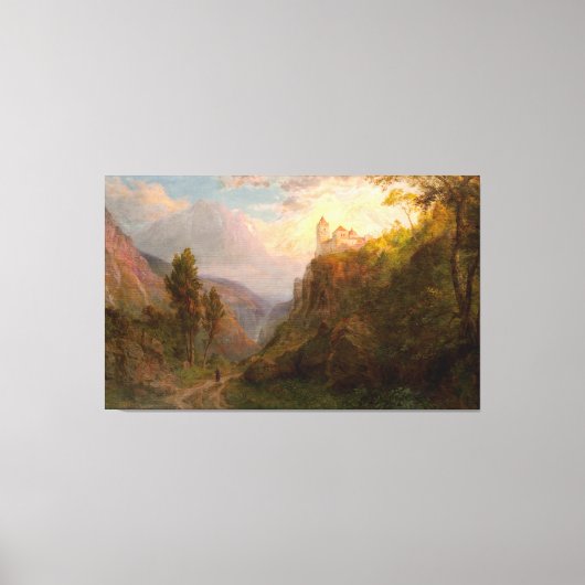 FREDERIC E. CHURCH Das Kloster San Pedro 1879 Leinwanddruck (Vorderseite)