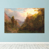 FREDERIC E. CHURCH Das Kloster San Pedro 1879 Leinwanddruck (Insitu (Holzboden))