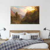 FREDERIC E. CHURCH Das Kloster San Pedro 1879 Leinwanddruck (Insitu (Schlafzimmer))