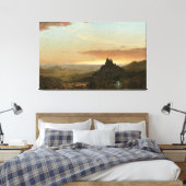 FREDERIC E. CHURCH - KREUZ IM WILDERNESS 1857 LEINWANDDRUCK (Insitu (Schlafzimmer))