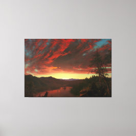 FREDERIC E. CHURCH Twilight in the Wilderness 1860 Leinwanddruck