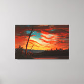 FREDERIC E. CHURCH - UNSER BANNER IM HIMMEL - 1861 LEINWANDDRUCK (Vorderseite)