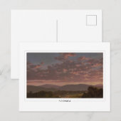 Frederic Edwin Church #605 - Kunst Postkarte (Vorne/Hinten)
