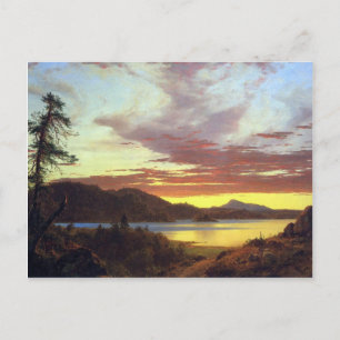 Frederic Edwin Church - A Sunset Postkarte