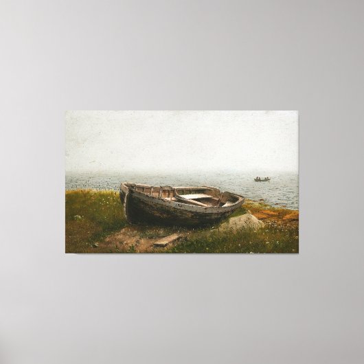 FREDERIC EDWIN CHURCH - ABGEONENES SKIFF - 1850 - LEINWANDDRUCK (Vorderseite)