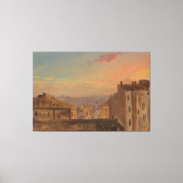 Frederic Edwin Church - Ansicht von Rom Leinwanddruck