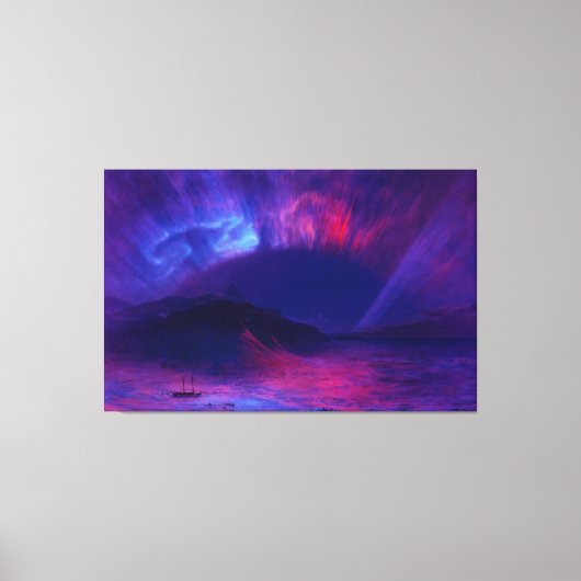 FREDERIC EDWIN CHURCH - Aurora Borealis (1865) - Leinwanddruck (Vorderseite)
