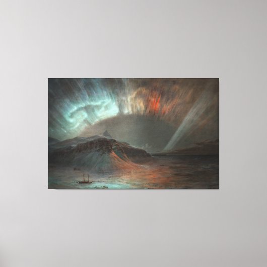 FREDERIC EDWIN CHURCH - AURORA BOREALIS - 1865 - LEINWANDDRUCK (Vorderseite)