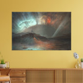 FREDERIC EDWIN CHURCH - AURORA BOREALIS - 1865 - LEINWANDDRUCK (Insitu (Wohnzimmer))