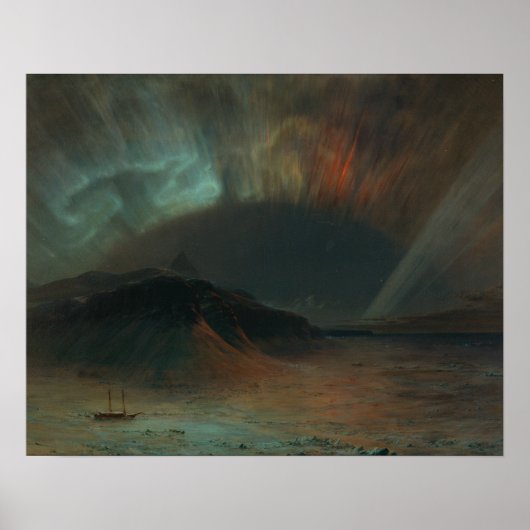 Frederic Edwin Church, Aurora Borealis Poster (Vorne)