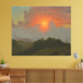 Frederic Edwin Church - Bewölkter Himmel Leinwanddruck (Insitu (Wohnzimmer))