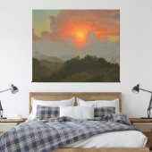 Frederic Edwin Church - Bewölkter Himmel Leinwanddruck (Insitu (Schlafzimmer))