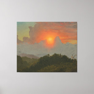 Frederic Edwin Church - Bewölkter Himmel Leinwanddruck