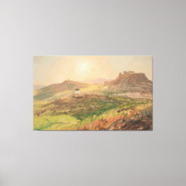Frederic Edwin Church - Blick auf die Akropolis Leinwanddruck
