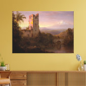 Frederic Edwin Church - Chimborazo Vulkan Leinwanddruck (Insitu (Wohnzimmer))