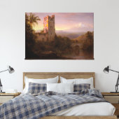 Frederic Edwin Church - Chimborazo Vulkan Leinwanddruck (Insitu (Schlafzimmer))