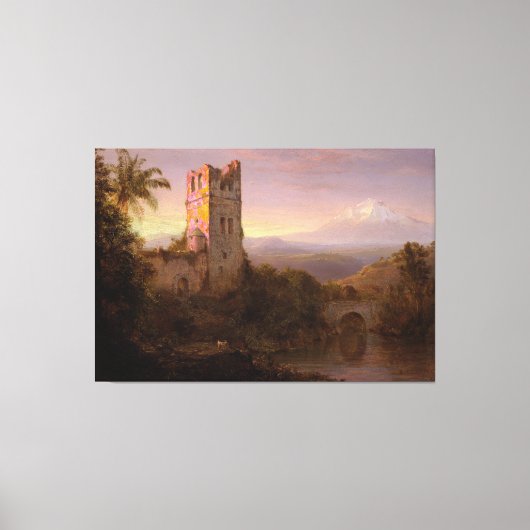 Frederic Edwin Church - Chimborazo Vulkan Leinwanddruck (Vorderseite)
