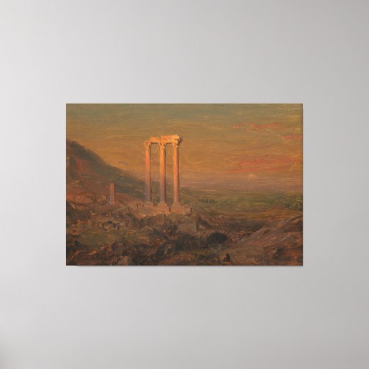 Frederic Edwin Church - Classical Ruins, Syria Leinwanddruck (Vorderseite)