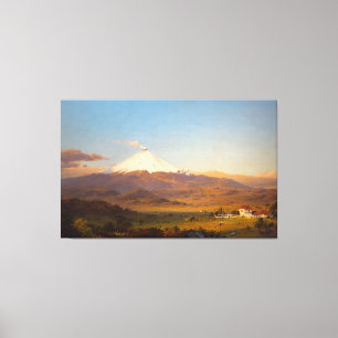FREDERIC EDWIN CHURCH - COTOPAXI - 1855 - Luminism Leinwanddruck