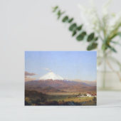 Frederic Edwin Church - Cotopaxi Ecuador Postkarte (Stehend Vorderseite)