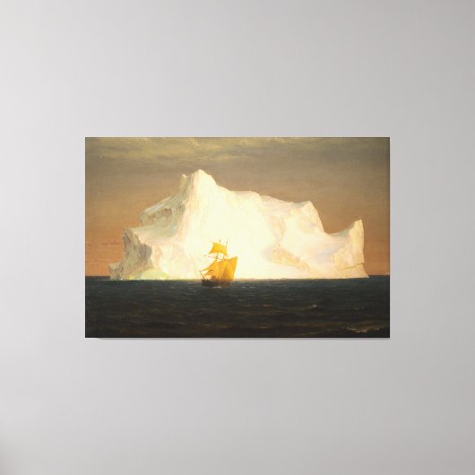 FREDERIC EDWIN CHURCH - DAS EISBERG - 1891 - LEINWANDDRUCK (Vorderseite)