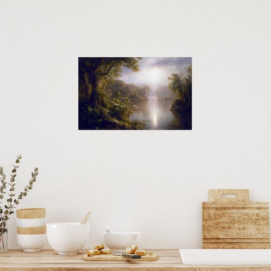 Frederic Edwin Church Der Fluss des Lichts Poster (Küche)
