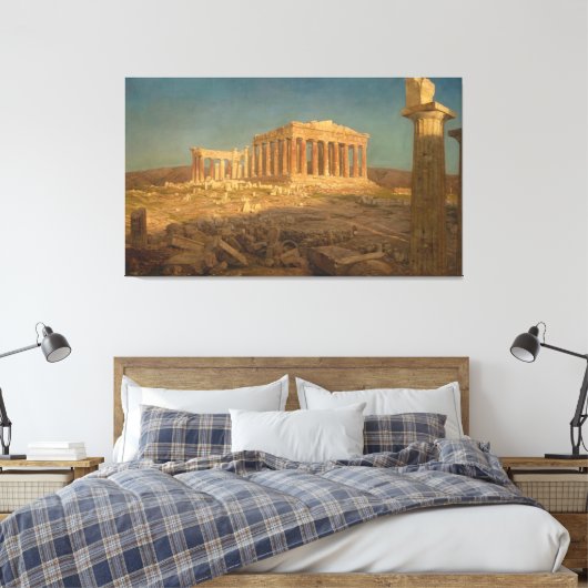 Frederic Edwin Church - Der Parthenon Leinwanddruck (Insitu (Schlafzimmer))