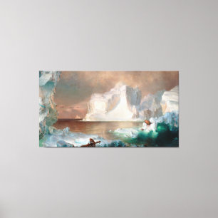 FREDERIC EDWIN CHURCH - DIE EISBERGE - 1861 - LEINWANDDRUCK