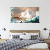 FREDERIC EDWIN CHURCH - DIE EISBERGS - 1861 - LEINWANDDRUCK (Insitu (Schlafzimmer))