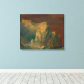Frederic Edwin Church - Eisberg-Fantasie Leinwanddruck (Insitu (Holzboden))