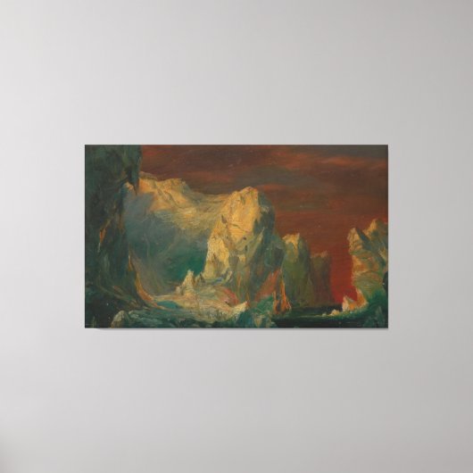 Frederic Edwin Church - Iceberg Fantasy Leinwanddruck (Vorderseite)