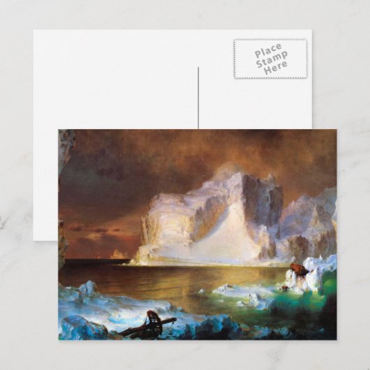 Frederic Edwin Church - Iceberg Postkarte (Vorne/Hinten)