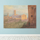 Frederic Edwin Church - Italienische oder Schweize Leinwanddruck (Insitu (Holzboden))