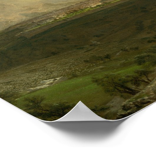 Frederic Edwin Church - Jerusalem vom Berg Poster (Ecke)