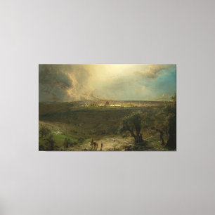 Frederic Edwin Church - Jerusalem vom Ölberg Leinwanddruck