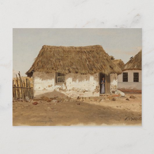 Frederic Edwin Church, Kolumbien, Barranquilla Postkarte (Vorderseite)