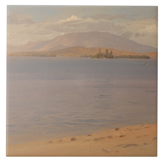 Frederic Edwin Church - Monte Katahdin vom See Fliese (Vorderseite)