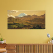 Frederic Edwin Church - Mount Chimborazo, Ecuador Leinwanddruck (Insitu (Wohnzimmer))