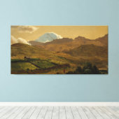Frederic Edwin Church - Mount Chimborazo, Ecuador Leinwanddruck (Insitu (Holzboden))