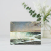 Frederic Edwin Church - Niagara Falls Postkarte (Stehend Vorderseite)
