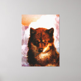 FREDERIC EDWIN CHURCH - Oosisoak (arktischer Hund) Leinwanddruck