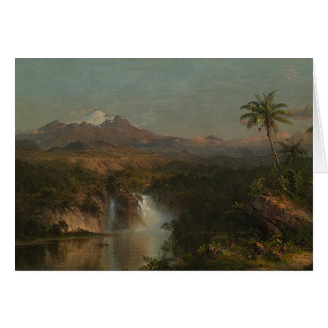 Frederic Edwin Church - Sicht auf Cotopaxi (Vorderseite (Horizontal))