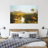 FREDERIC EDWIN CHURCH - SICHT AUF COTOPAXI - 1857  LEINWANDDRUCK (Insitu (Schlafzimmer))