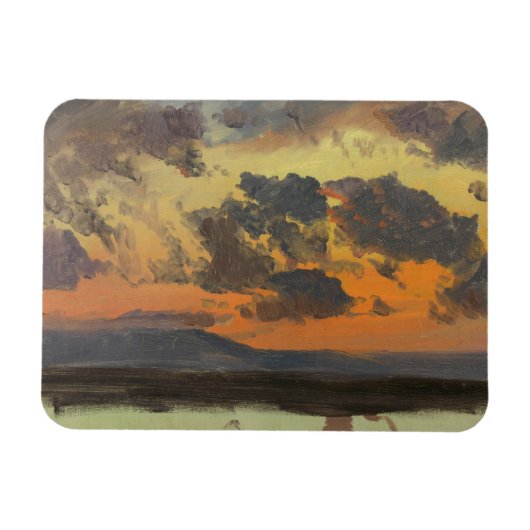 Frederic Edwin Church - Sky at Sunset, Jamaica Magnet (Horizontal)