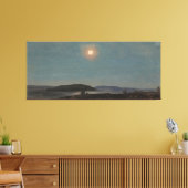 Frederic Edwin Church - Sonne oder Mondaufgang übe Leinwanddruck (Insitu (Wohnzimmer))